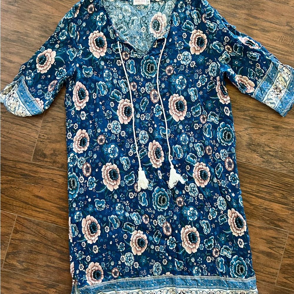☀️FREE GIFT w Purchase☀️ Women’s MEDIUM beach vaca  dress/coverup and NWT tank - Picture 2 of 4